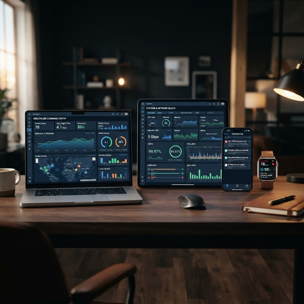 Devices running PRESENCE-powered applications across healthcare, communications, and infrastructure